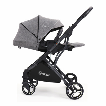 2020 Hot Baby Produkte praktischer und einfacher Push Kinderwagen mit Adapter für Autositz Baby Travel System Kinderwagen